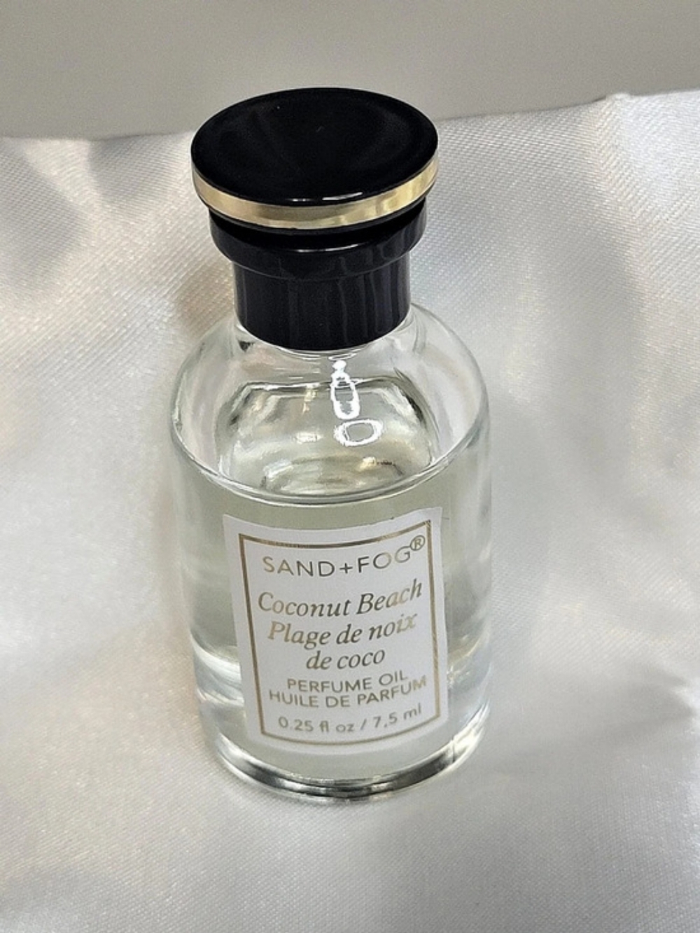 SAND + FOG Coconut Beach Perfume Oil - 0.25 fl oz / 7.5 mL bottle